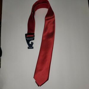 Nautica Men's Dark Red Dot Neck Tie New Standard Length GOP PATRIOT REPUBLICAN